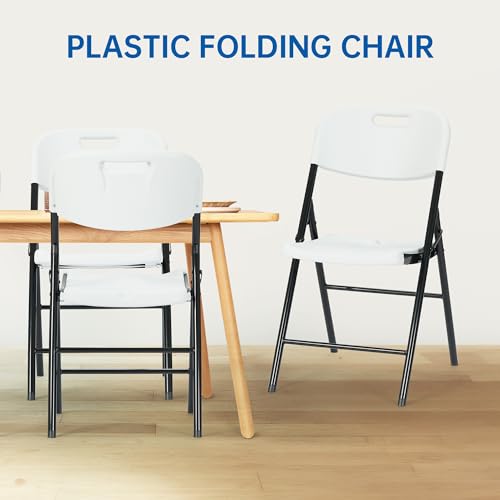 Folding Chairs for Events, White Steel Dining Chairs B863070