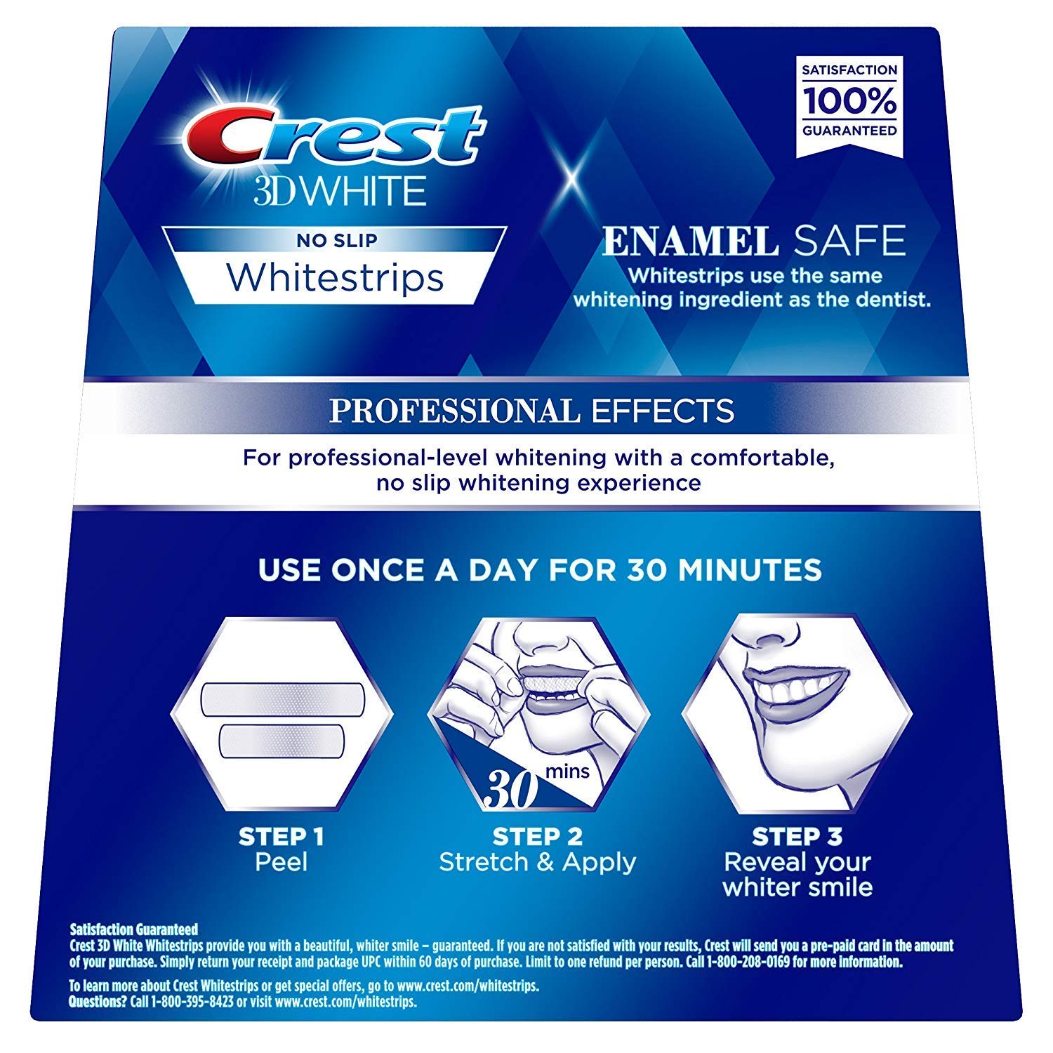 Teeth Whitening Strips Kit, 80 Count (Pack of 2) A427