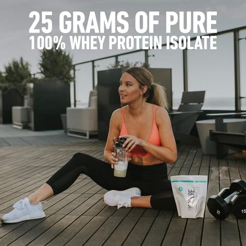Whey Protein Isolate Powder, Chocolate, 25g Protein, Low Carb, 14 Servings Q9518