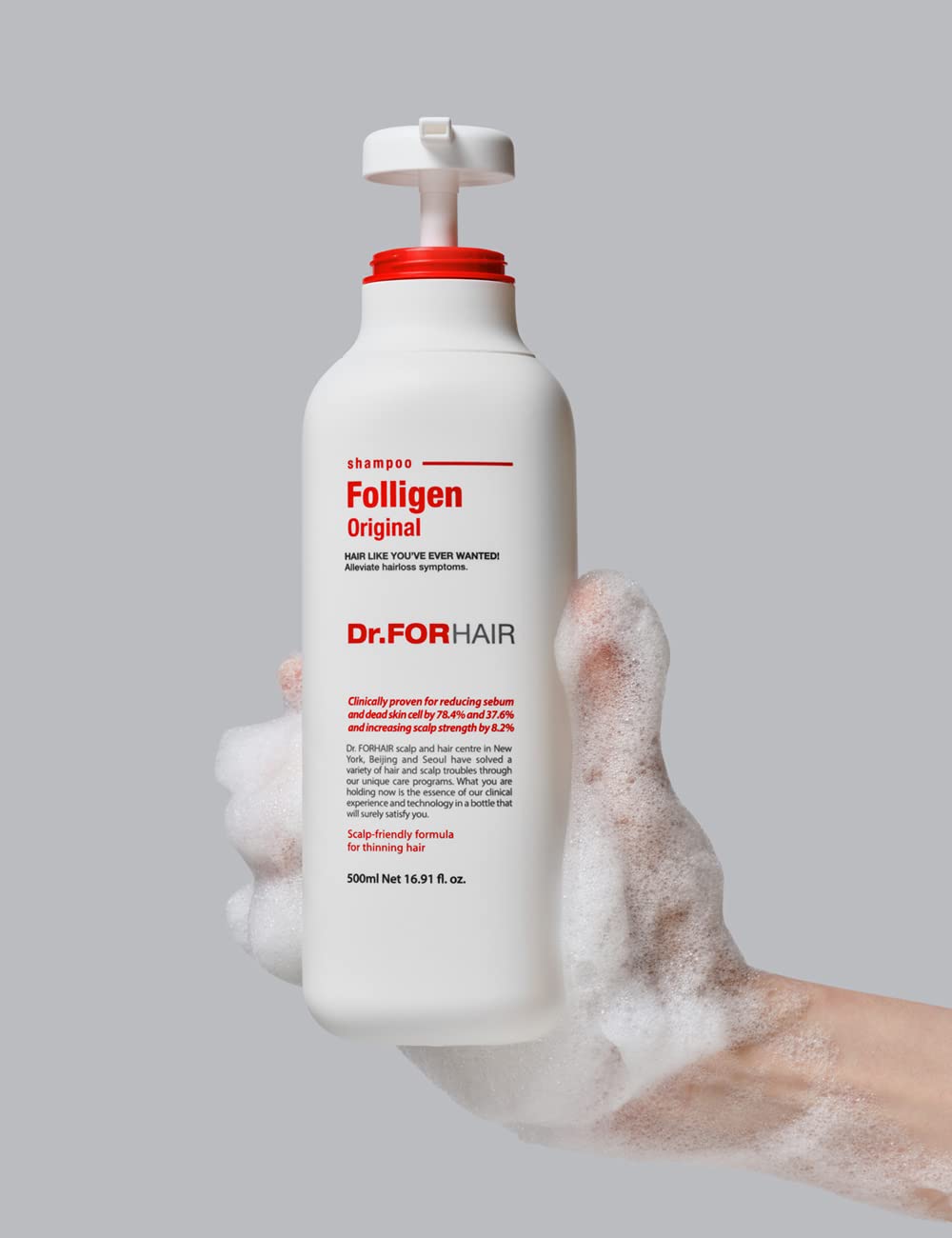 Folligen Original Shampoo 500 ml, Set of 2 X12698