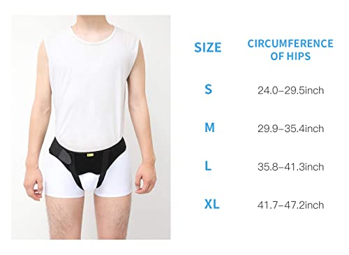 Hernia Support Belt with Removable Compression Pads for Men and Women G8673