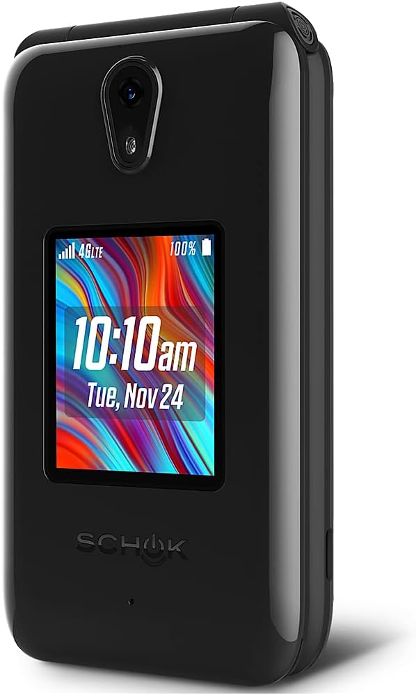 Prepaid 4G LTE Flip Phone (8GB) - Black - Carrier Locked S871