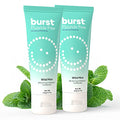 BURST Fluoride Free Toothpaste - Whitening Toothpaste for Stain Removal - Sensitive Toothpaste with Xylitol – Vegan, Gluten Free, SLS Free Toothpaste - Wild Mint, 4.7oz (2 Pack)