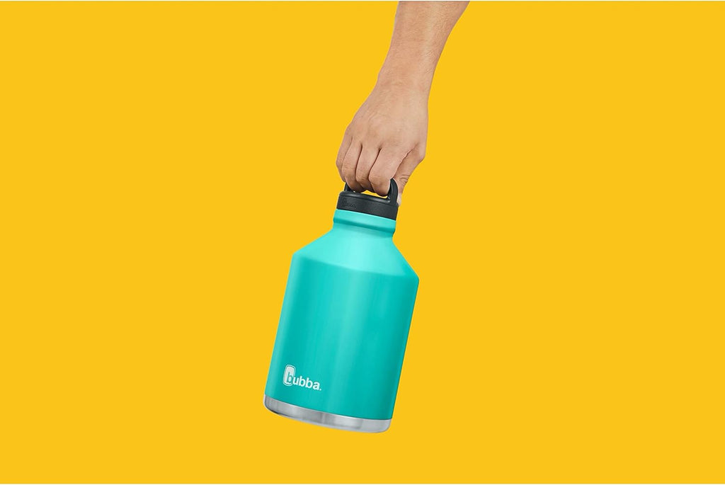 84oz Vacuum-Insulated Stainless Steel Water Bottle with Leak-Proof Lid and Carry Handle V44423