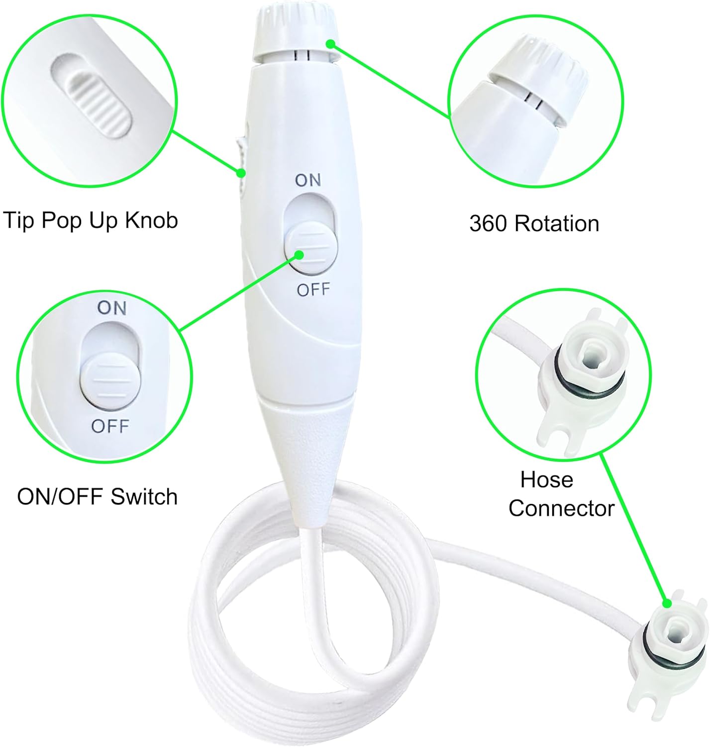 Replacement Hose and Handle for Water Flosser O43113