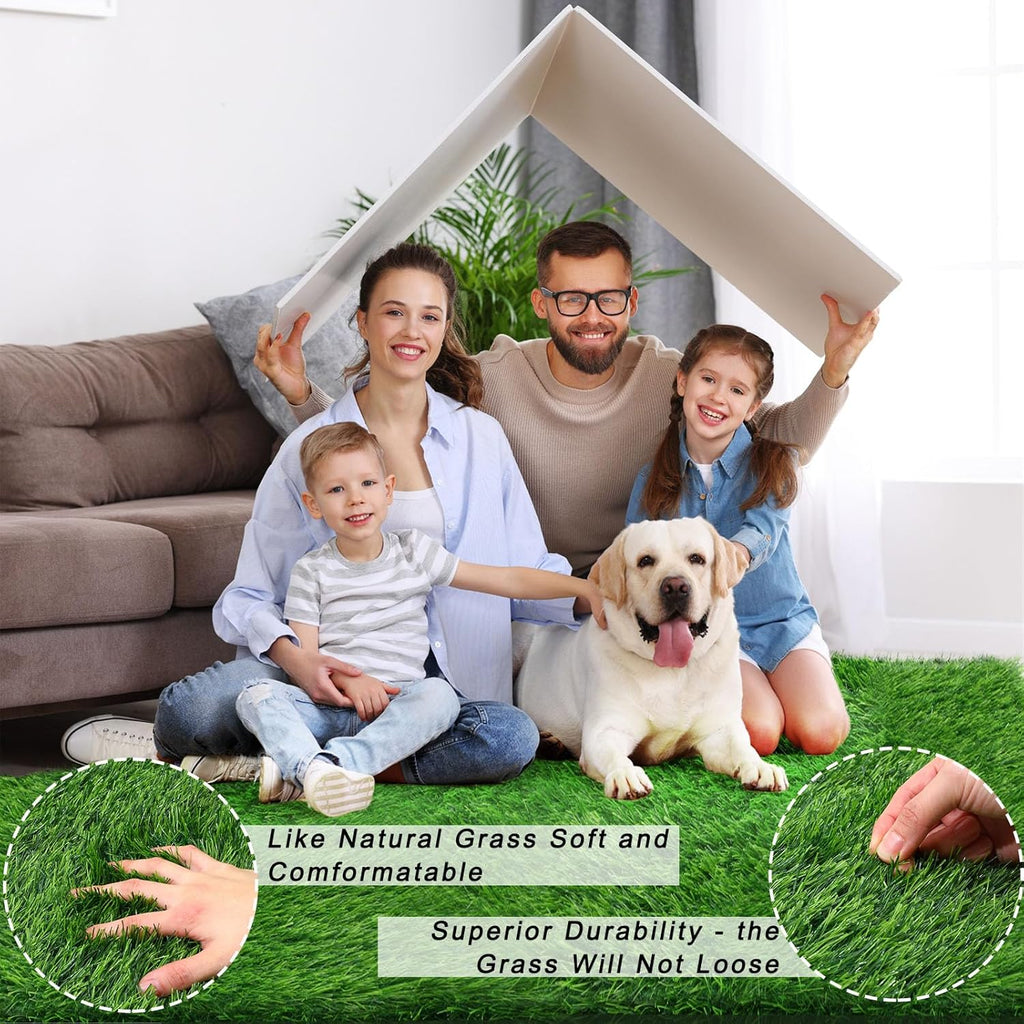 Artificial Grass Dog Potty Training Mat with Drainage Holes S349