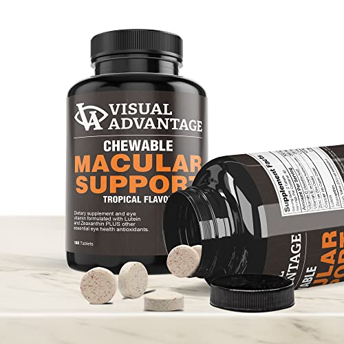 Macular Support Chewables with AREDS 2 Vitamins, Tropical Flavor, 60 Tablets U6266