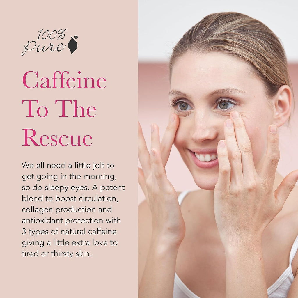 Caffeine Eye Cream for Puffiness, Dark Circles & Wrinkles M14049