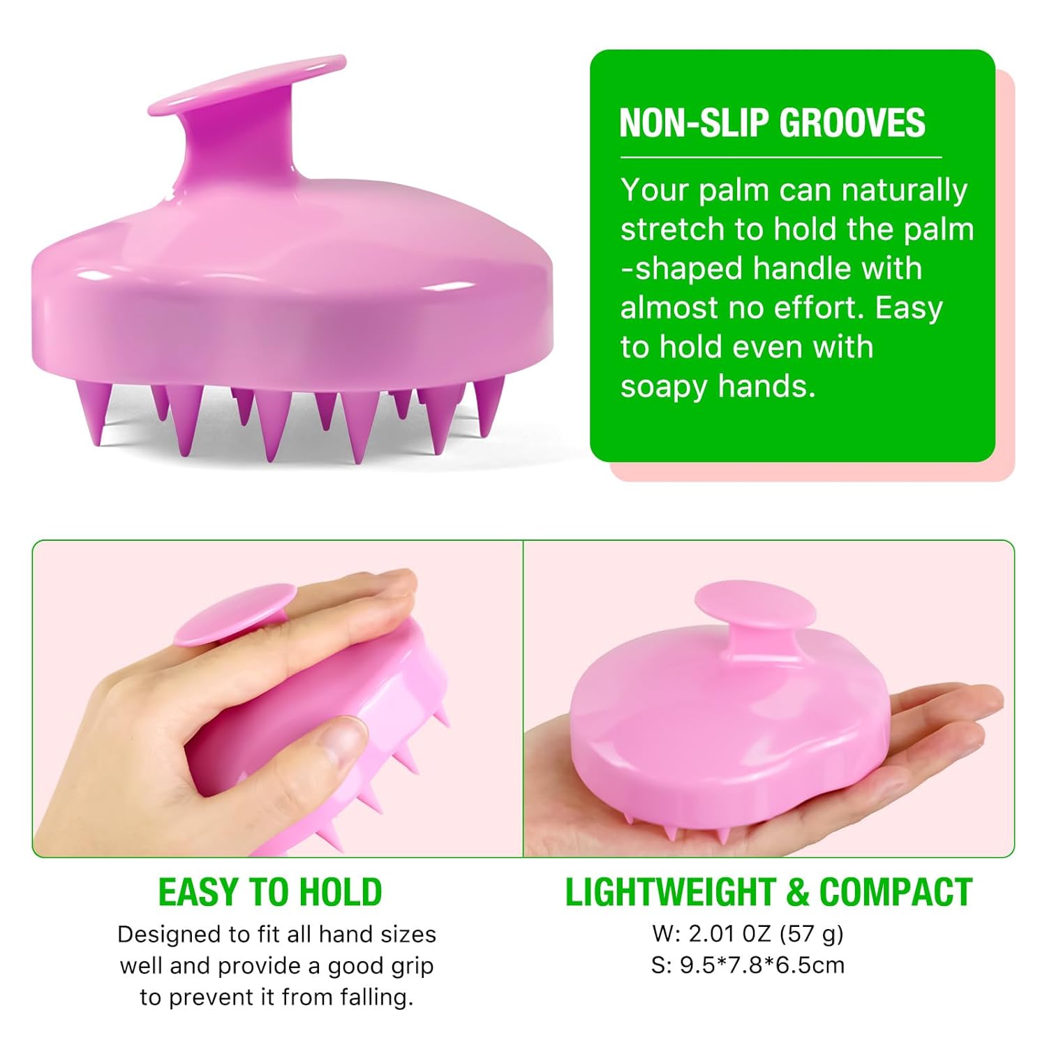 Rosemary Oil for Hair Growth with Scalp Massager V4016