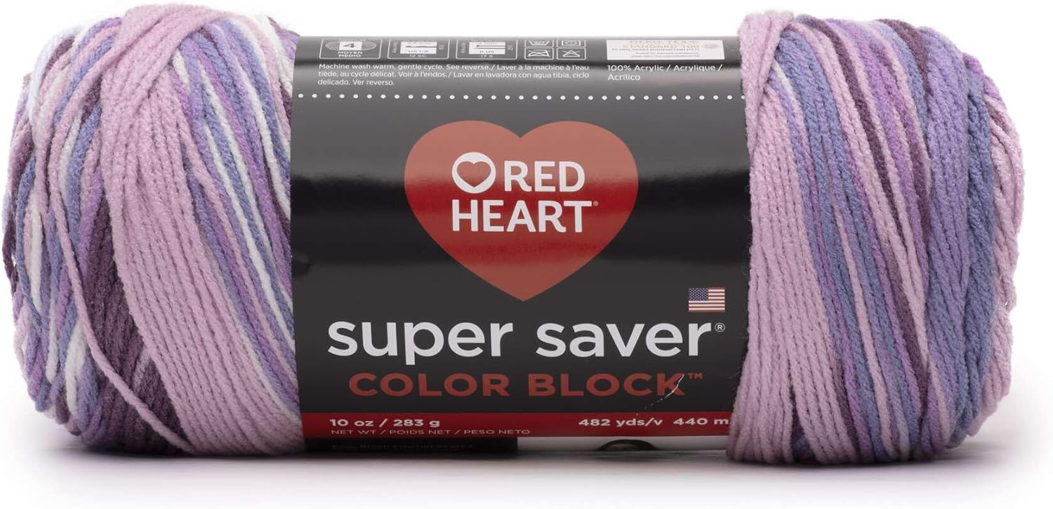Red Heart Super Saver Color Block Yarn