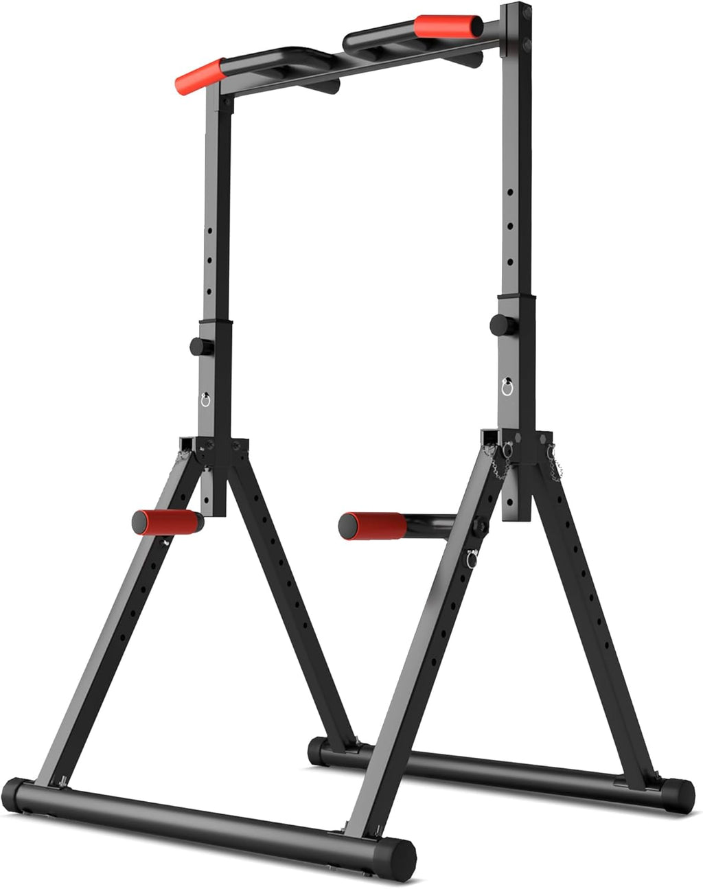 Pull Up Bar Station, Foldable Power Tower Dip Bar for Pull-up Push-up Home Gym Strength Training Workout Equipment