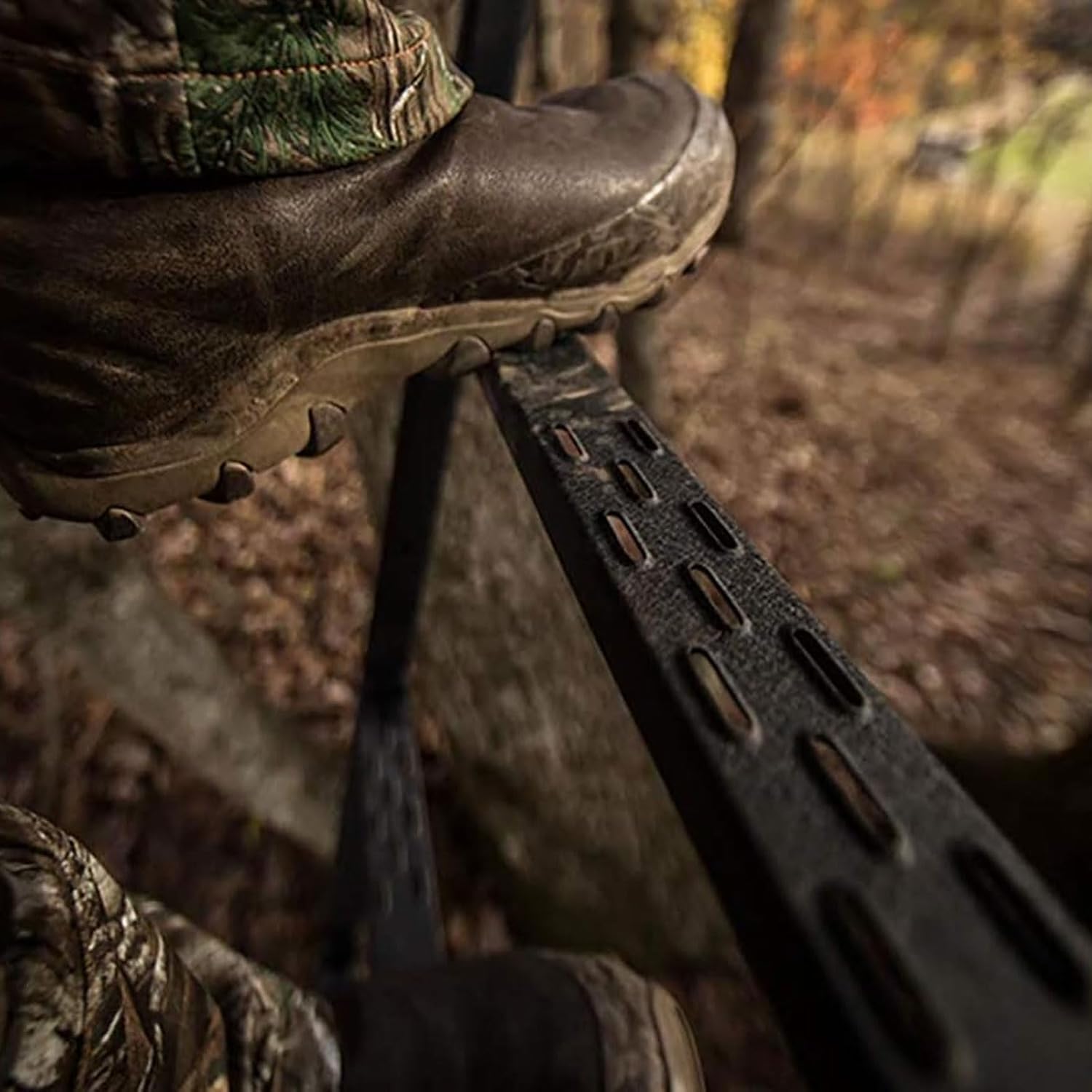 18' 2-Man Ladder Stand for Hunting Archery with 2 Seats N135558