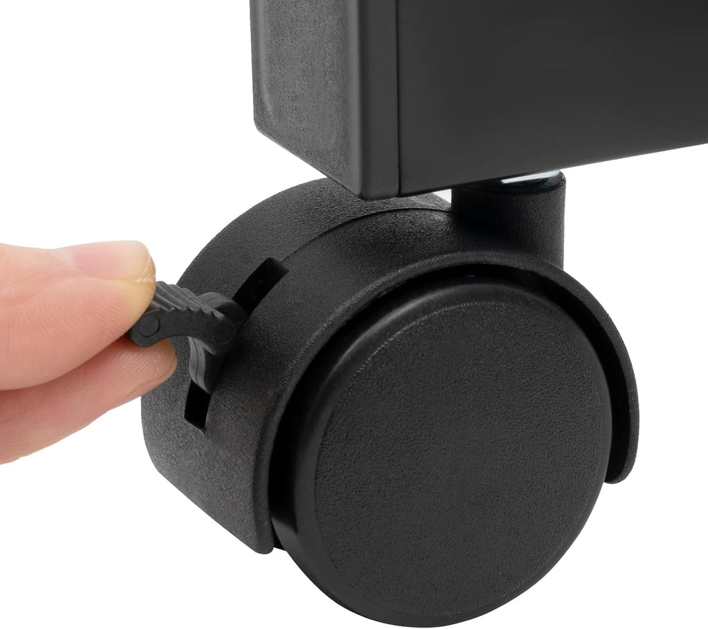 Rotating Hat Display Stand with Wheels, Adjustable Cap Organizer, Metal Hooks T556391