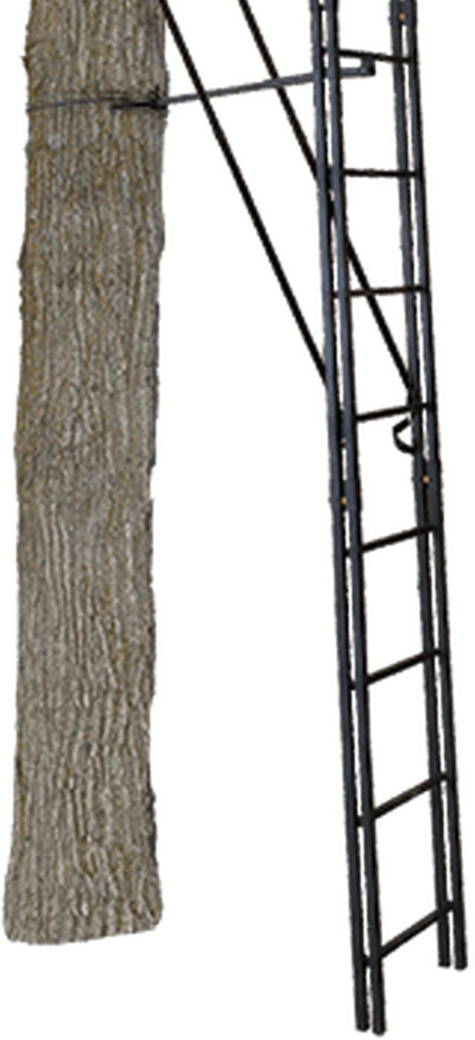 Deer Hunting Ladder Tree Stand with Adjustable Shooting Rail, 2 Pack O271