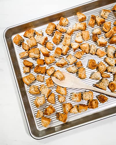 Half Sheet Pan, Nonstick Warp Resistant Baking Pan, Aluminized Steel G39207