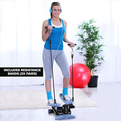 Mini Stepper with Resistance Bands and Monitor U161598