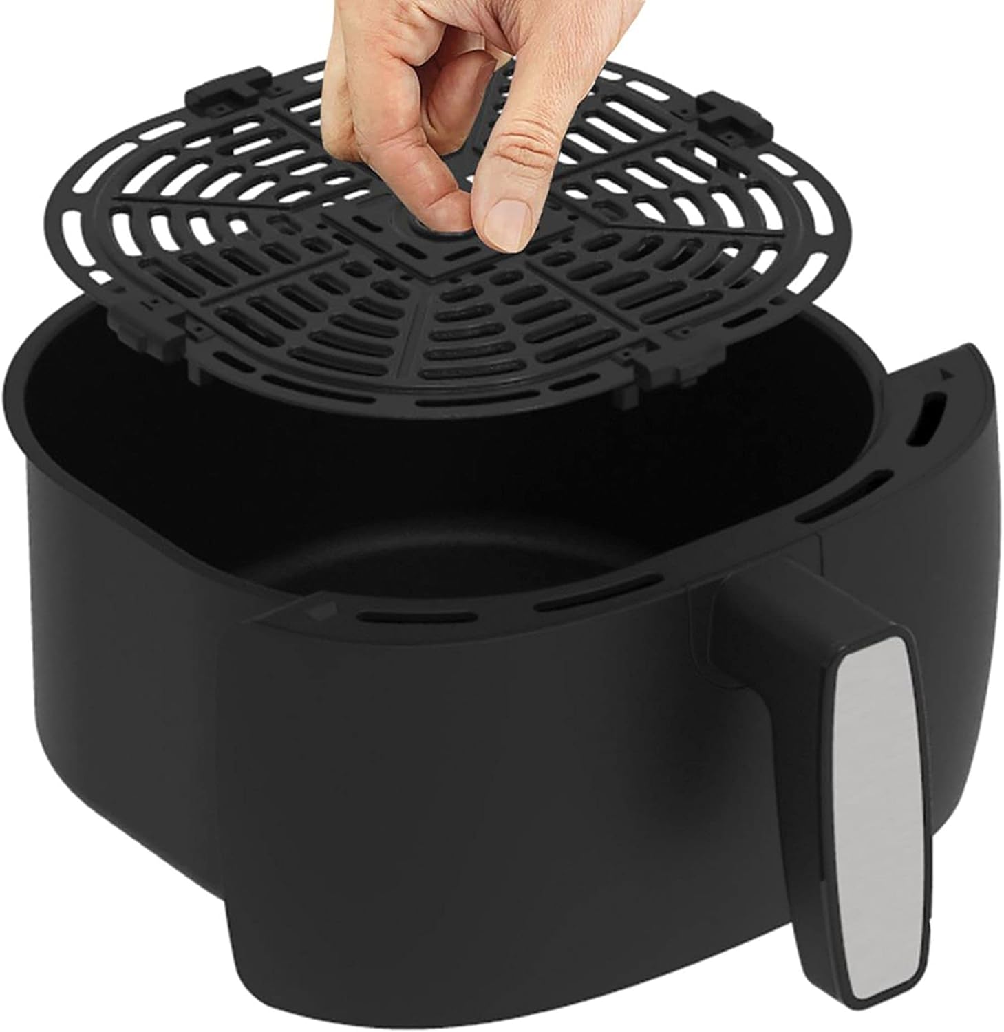 Touchscreen Air Fryer 4 qt Black Matte J64513