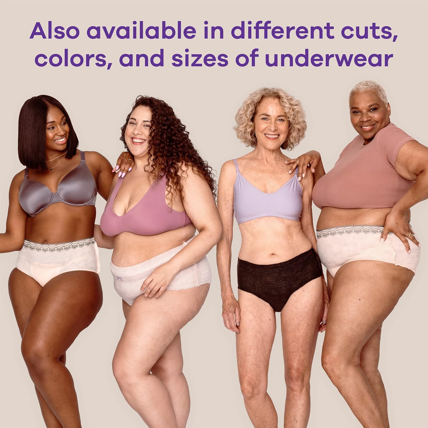 Incontinence & Postpartum Underwear for Women, Maximum, Large, 28 Count E133011