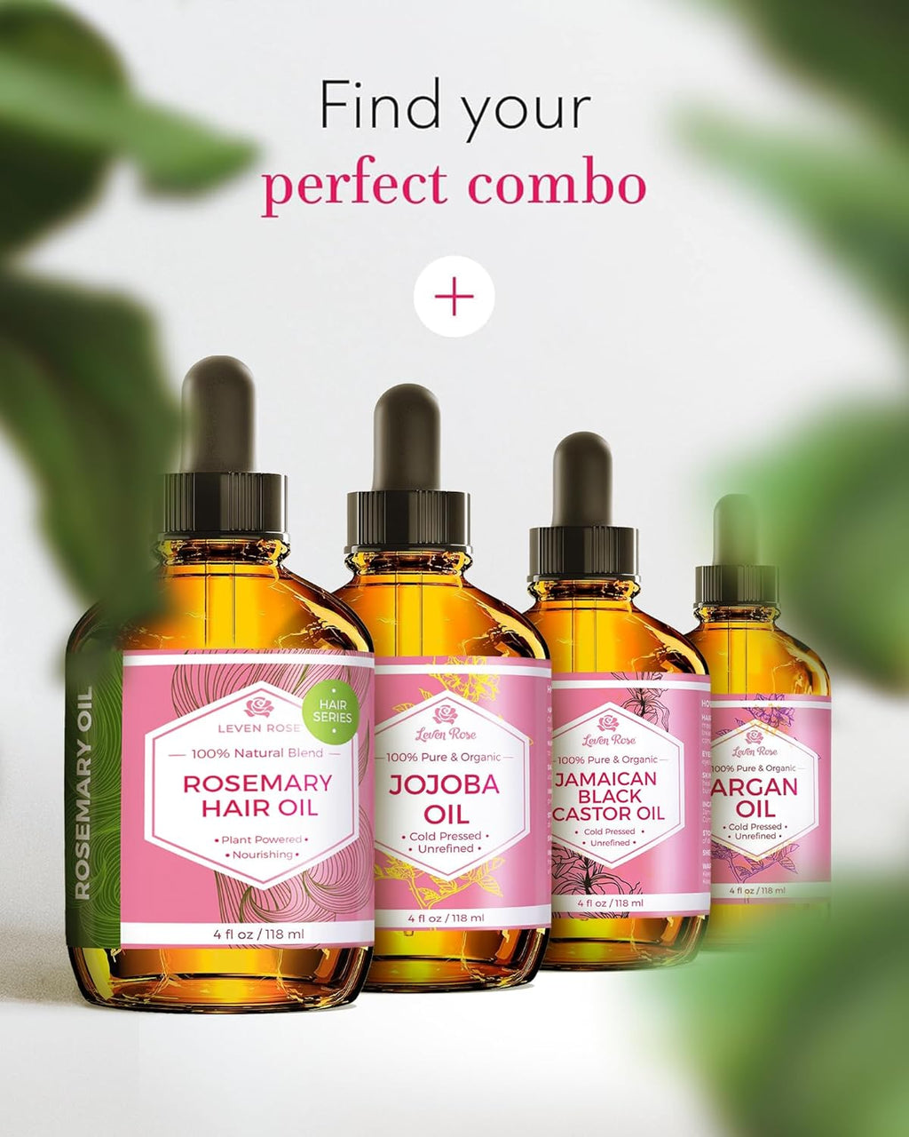 Organic Rosemary Hair Growth Oil with Castor, 2 oz K217200