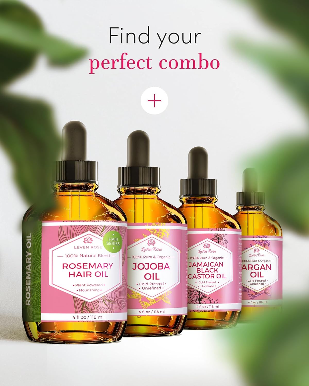 Organic Rosemary Hair Growth Oil with Castor, 2 oz K217200
