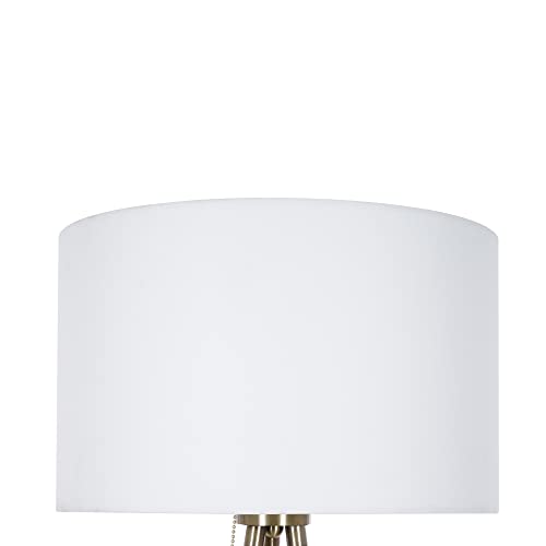 Mid-Century Modern Tripod Floor Lamp, Antique Brass O95704