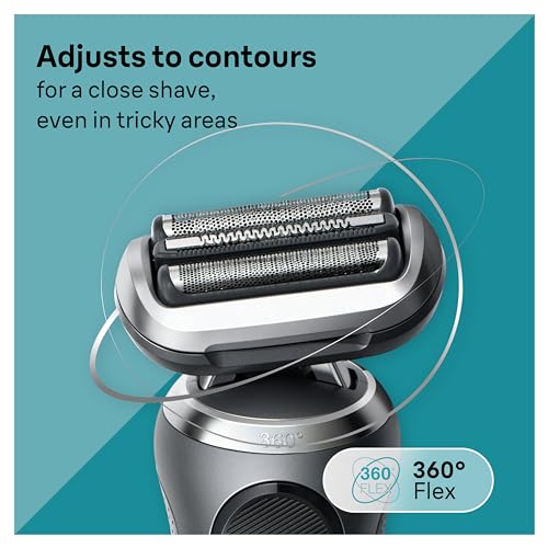 Electric Razor for Men, Waterproof Foil Shaver with Beard Trimmer Z8937