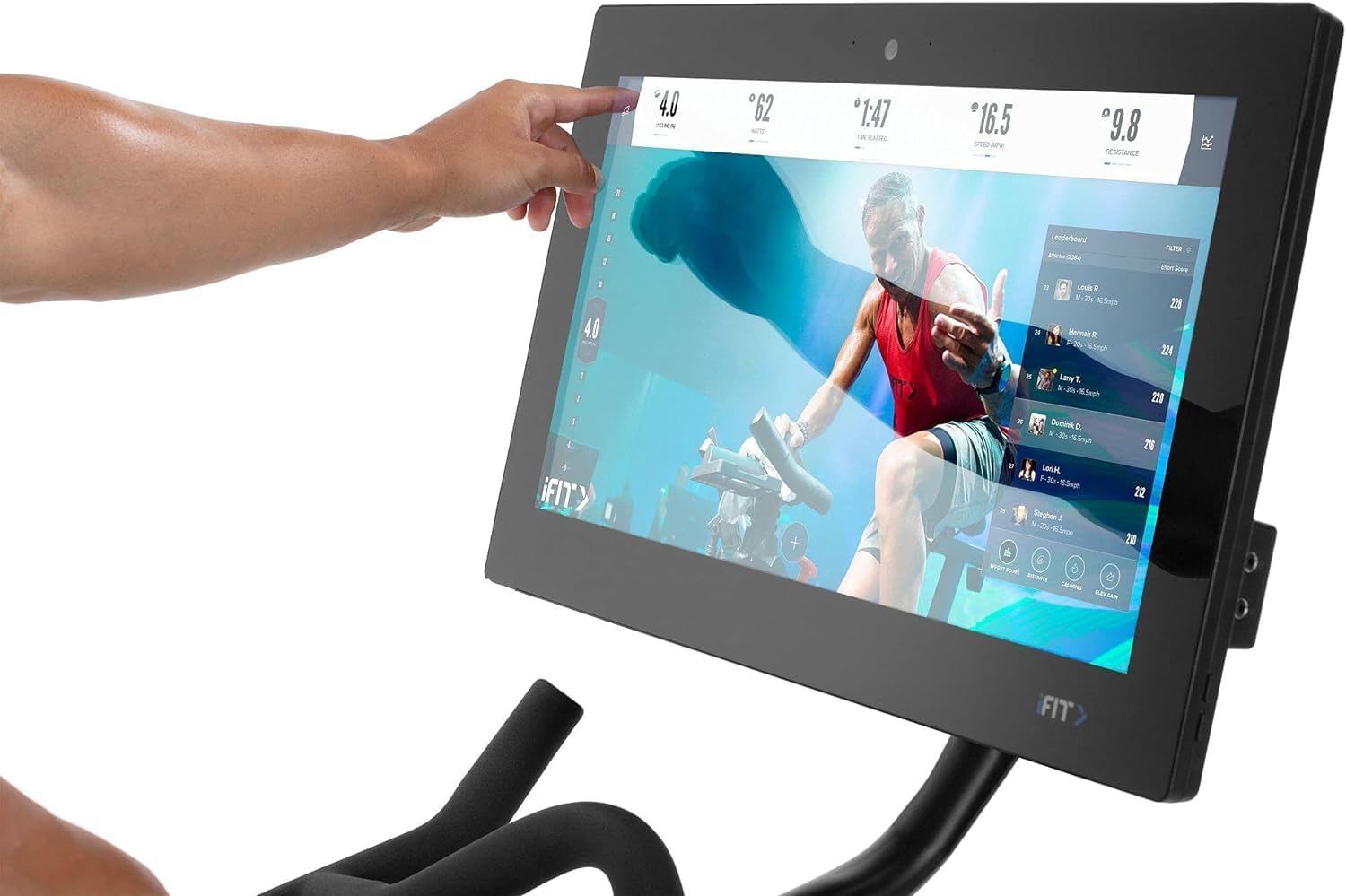 Exercise Bike with 22” HD Touchscreen and 24 Resistance Levels G29026