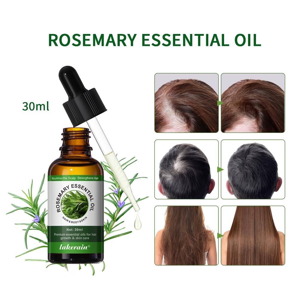 Rosemary Oil for Hair Growth, 100% Pure Natural L348