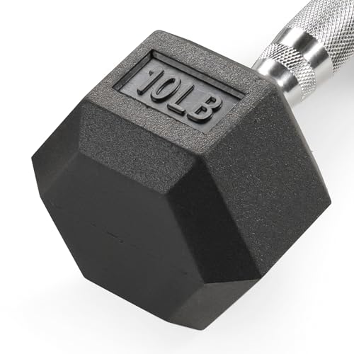 Rubber Hex Dumbbell W37452
