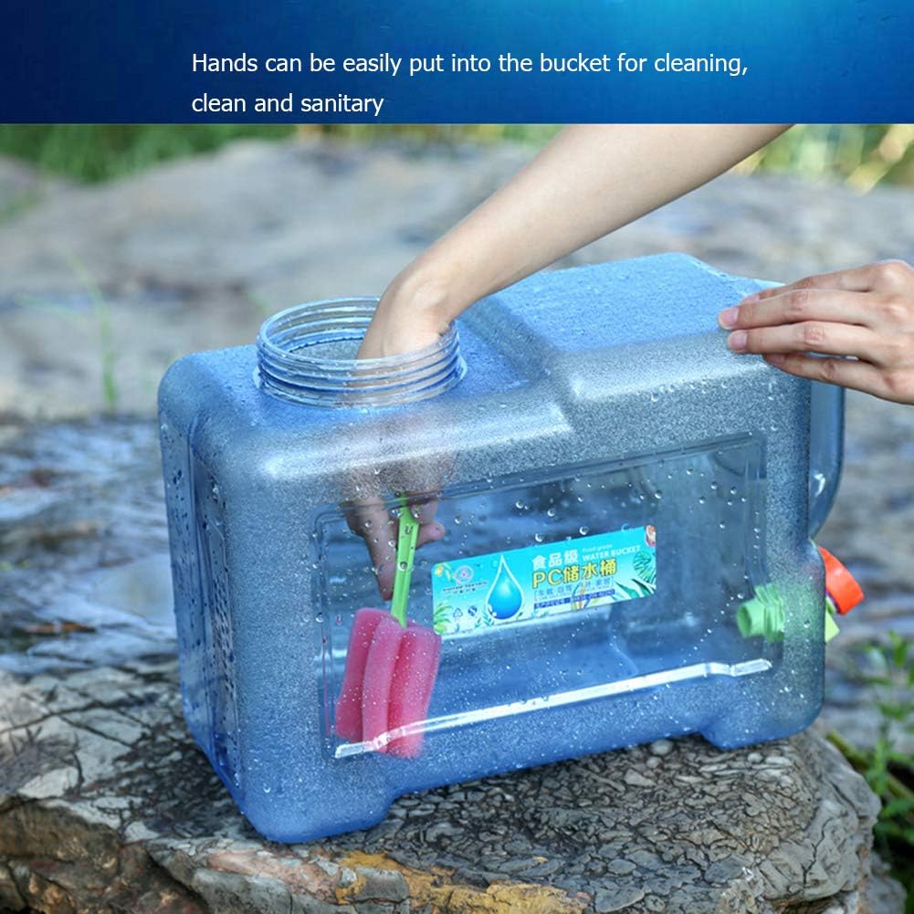 Portable Water Storage Container with Faucet for Camping A22926