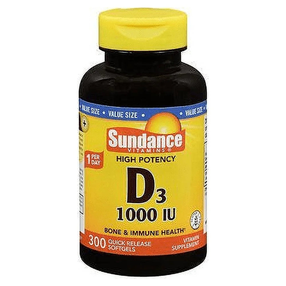 Vitamin D3 1000 IU Supplement, 300 Count, 4-Pack B41174