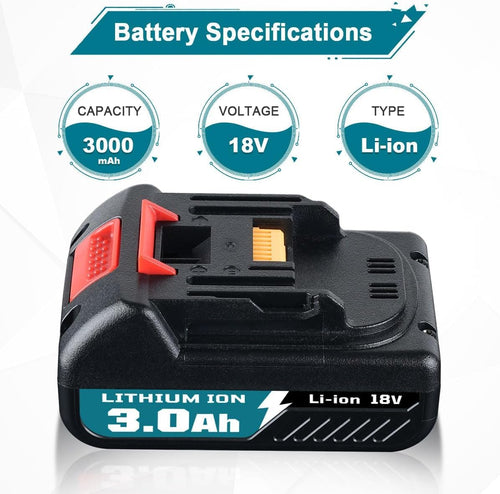 2Pack 3.0Ah 18V Lithium Ion Battery Replacement for Cordless Power Tools Y916731