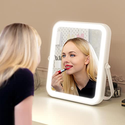 Lighted Vanity Mirror with Touch Control, 360° Rotation P15685