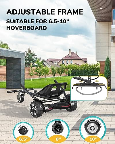 Hoverboard Go Kart Seat Attachment for Kids and Adults R361