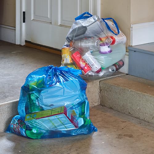 Clear Trash Bags, 30 Gallon, 36 Count X48682