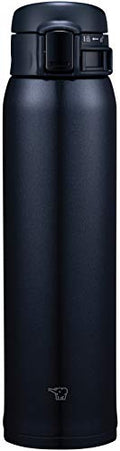 Zojirushi SMSR48EBC Stainless Mug, 16-Ounce, Silky Black