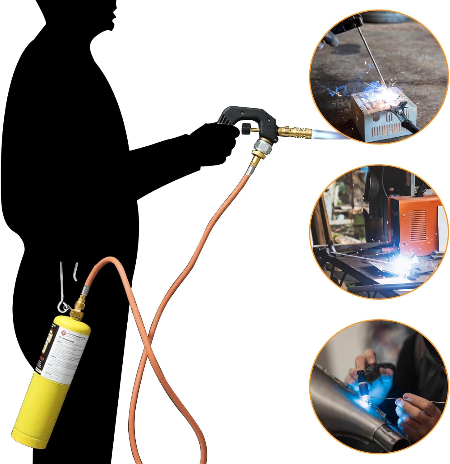 Propane Torch Head with Trigger Start and Igniter, CSA Certified P679