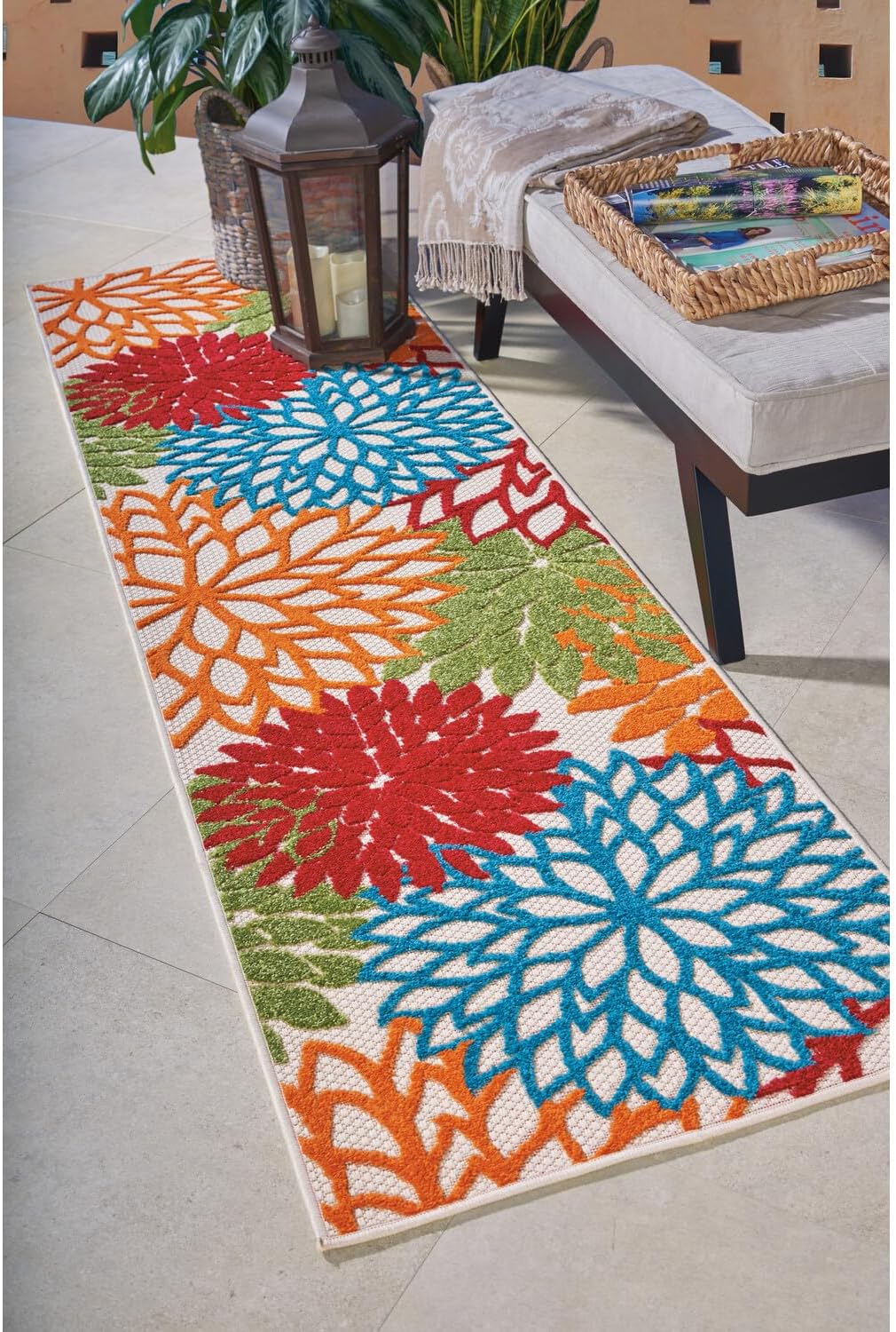 Green 2'3'' x 8' Indoor/Outdoor Area Rug R473162