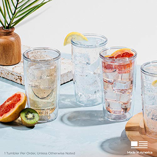Double Walled Insulated Tumbler Travel Cup, 16oz - 4pk U764