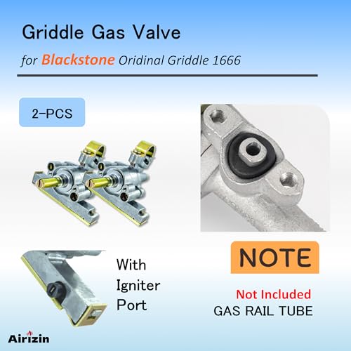 Griddle Burner Control Valve with Igniter Port, 2-Pack U318