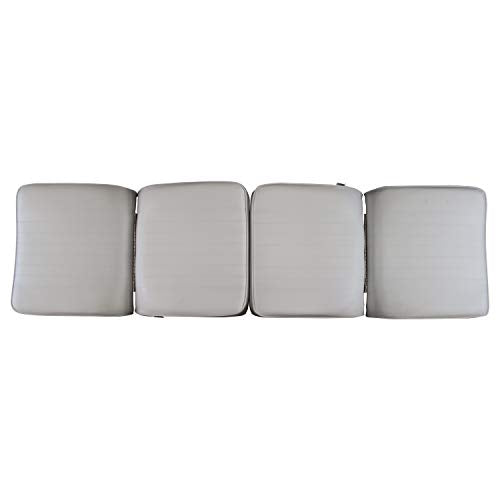 Deluxe Lounge Seat and Mid-Back Fishing Boat Seat, Grey/Navy D4609