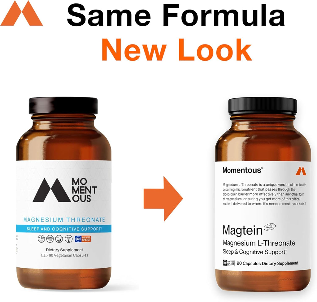 Magnesium L-Threonate 145mg Supplement for Cognitive Function & Rest Support D1418
