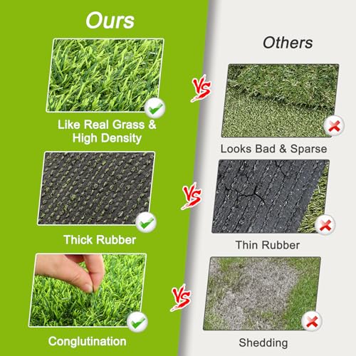 2 Pack 26"x30" Reusable Dog Grass Pee Pads with Drainage Holes U9354