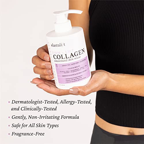 Collagen Body Cream Moisturizing Lotion for Lifting, Firming, Tightening Skin, 15 Fl Oz (Pack of 2) H792565