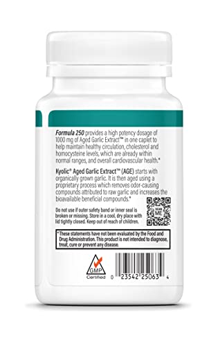 Aged Garlic Extract Formula 250, Cardiovascular Health, 60 Vegan Capsules I43420