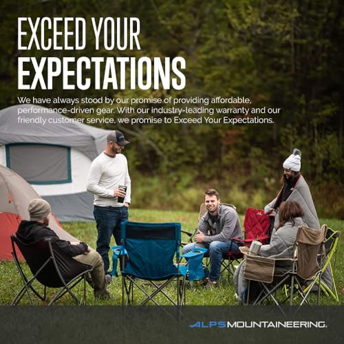 King Kong Camping Chair with Mesh Cup Holder and Pocket, Foldable Steel Frame C707598