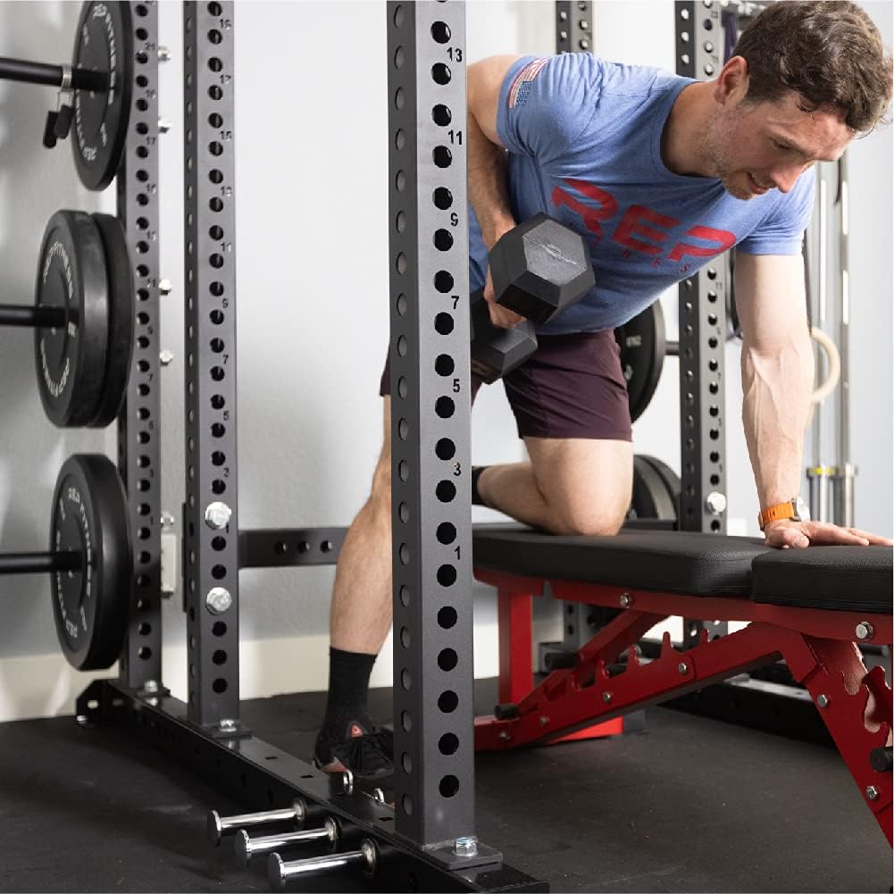 Rubber Hex Dumbbell Set, 5-50 lb T711262