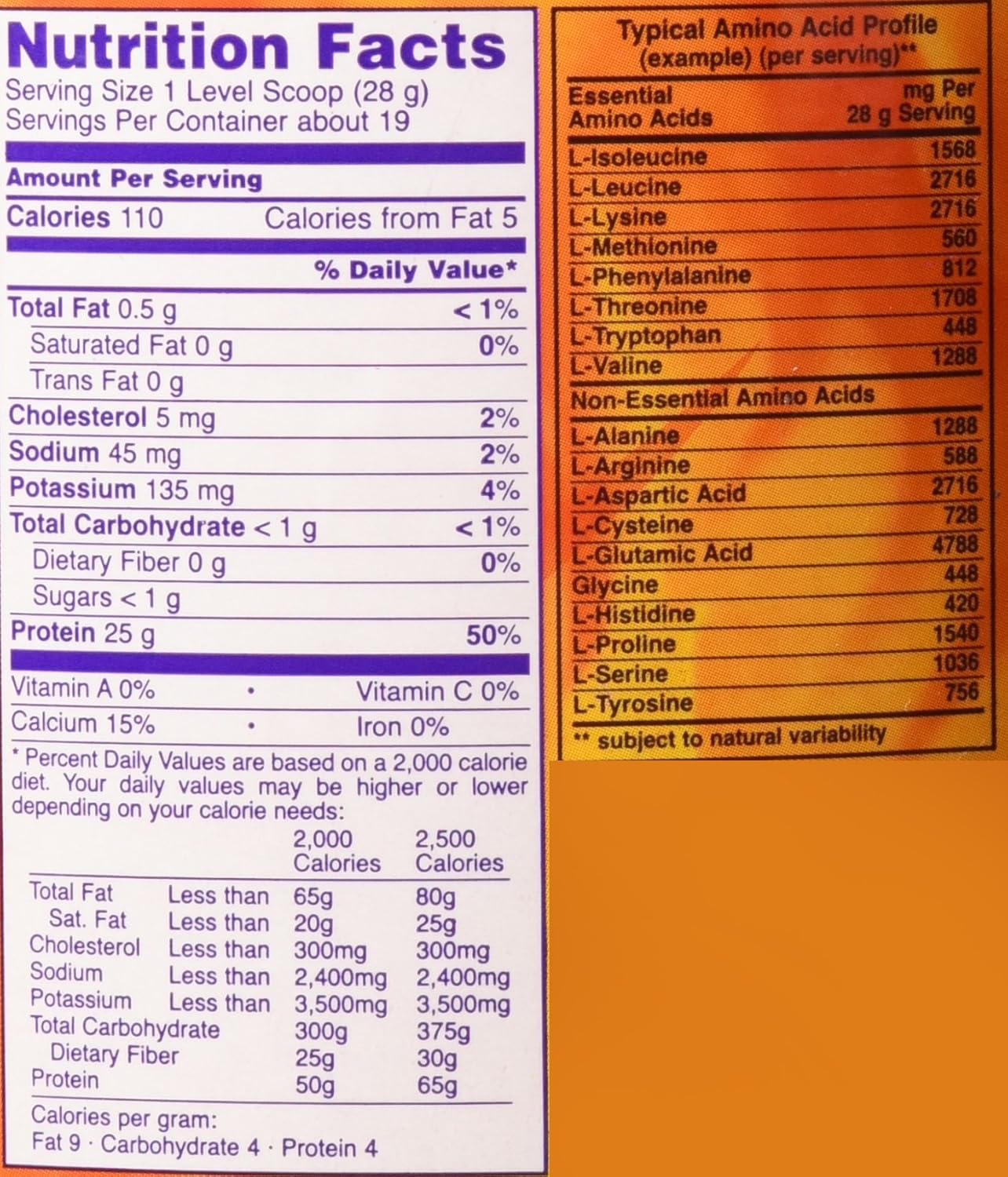 Whey Protein Isolate Powder with BCAAs, Unflavored, 1.2 lb W834