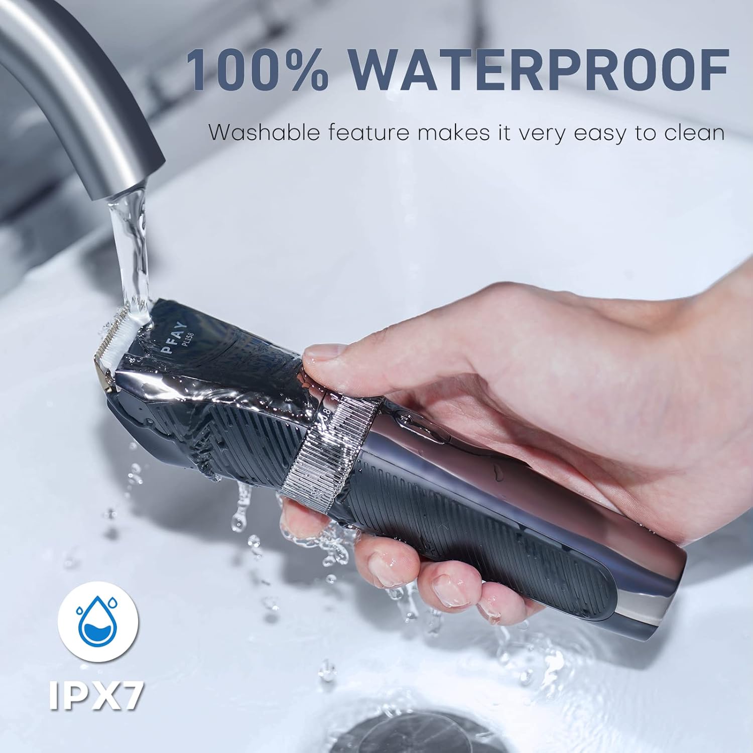 Rotary Electric Shaver for Men, Washable Wet & Dry with Pop-up Trimmer G58083