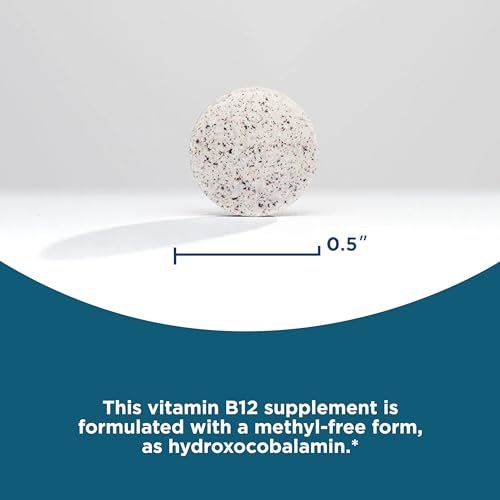 Hydroxo B12 with Folinic Acid Supplement - Non-Methylated Folate - 60 Lozenges U186392
